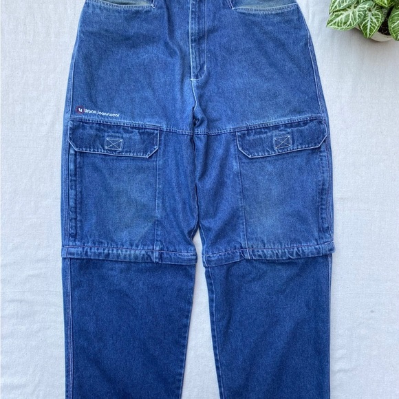 Vintage baggy zip off leg jean and shorts by Urban Jeanswear - Picture 2 of 9